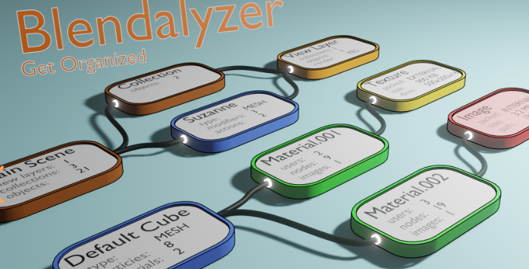 Blendalyzer：Blender 文件智能分析和管理插件-cg男孩